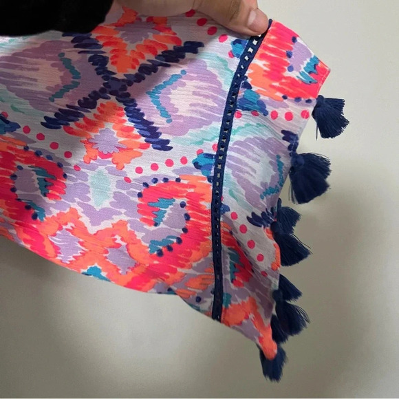 Lilly Pulitzer Joelle Dress Solar Opposite Tassels Size Small - Picture 5 of 8